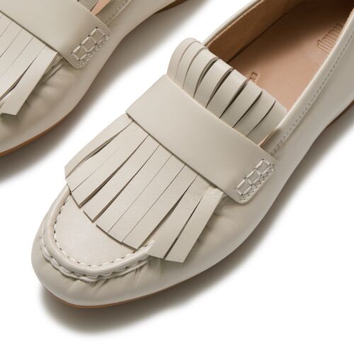 DELICATO SOFT LOAFER LEATHER FRINGE DETAIL
