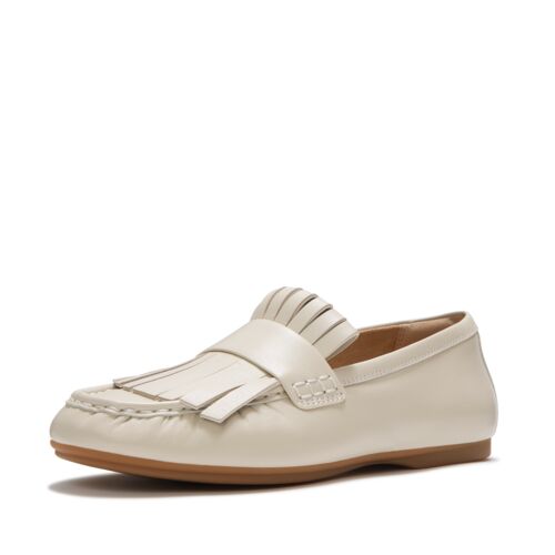 DELICATO SOFT LOAFER LEATHER FRINGE DETAIL
