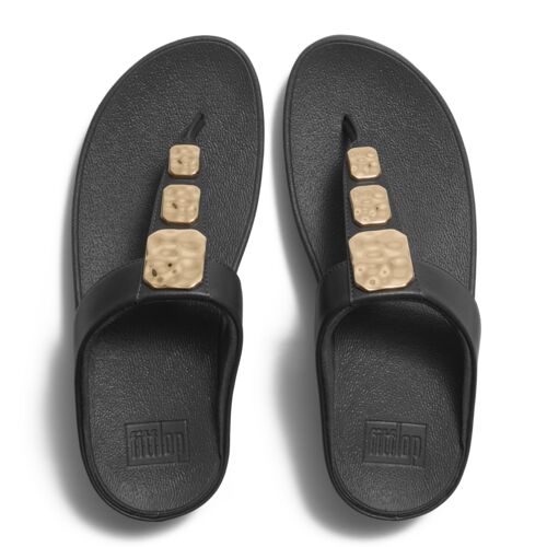 LULU TOE POST TEXTURED METAL
