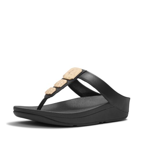 LULU TOE POST TEXTURED METAL