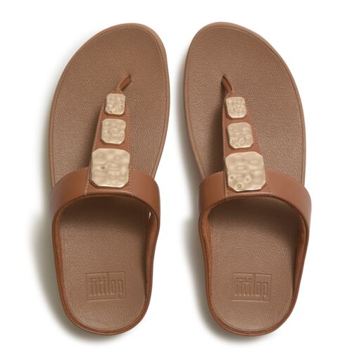 LULU TOE POST TEXTURED METAL