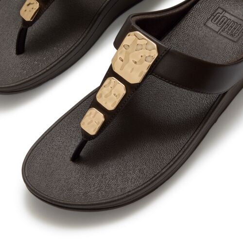 LULU TOE POST TEXTURED METAL