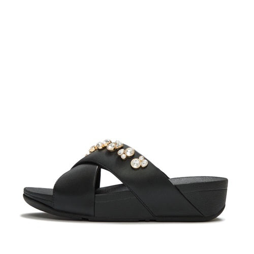 LULU CROSS SLIDE CRYSTAL DROPLET