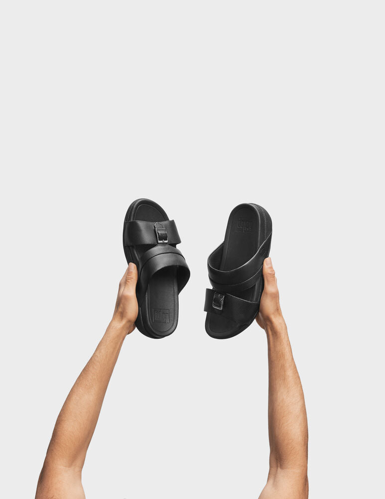 CAMERON SLIDE OSTRICH EMBOSSED