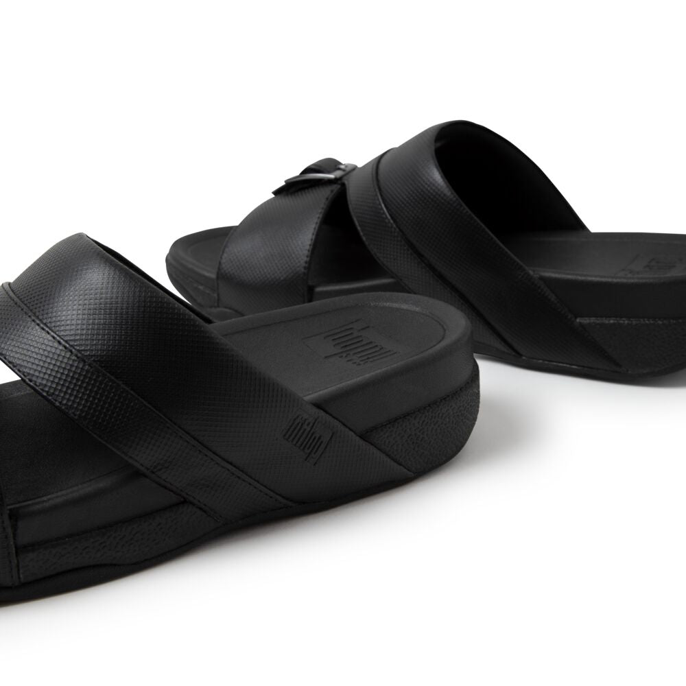 CAMERON SLIDE OSTRICH EMBOSSED