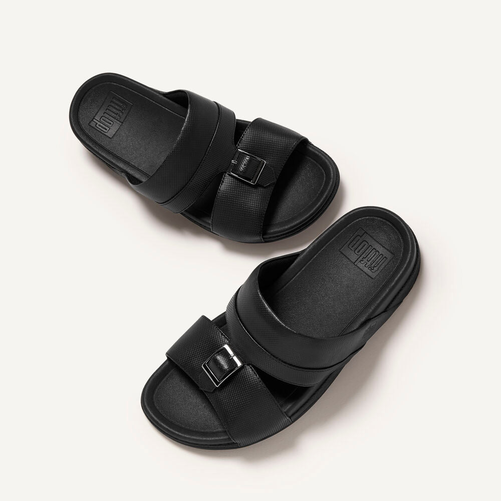 CAMERON SLIDE OSTRICH EMBOSSED