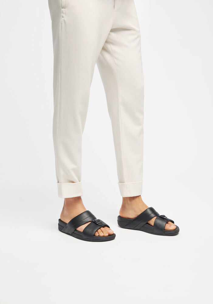 CAMERON SLIDE OSTRICH EMBOSSED