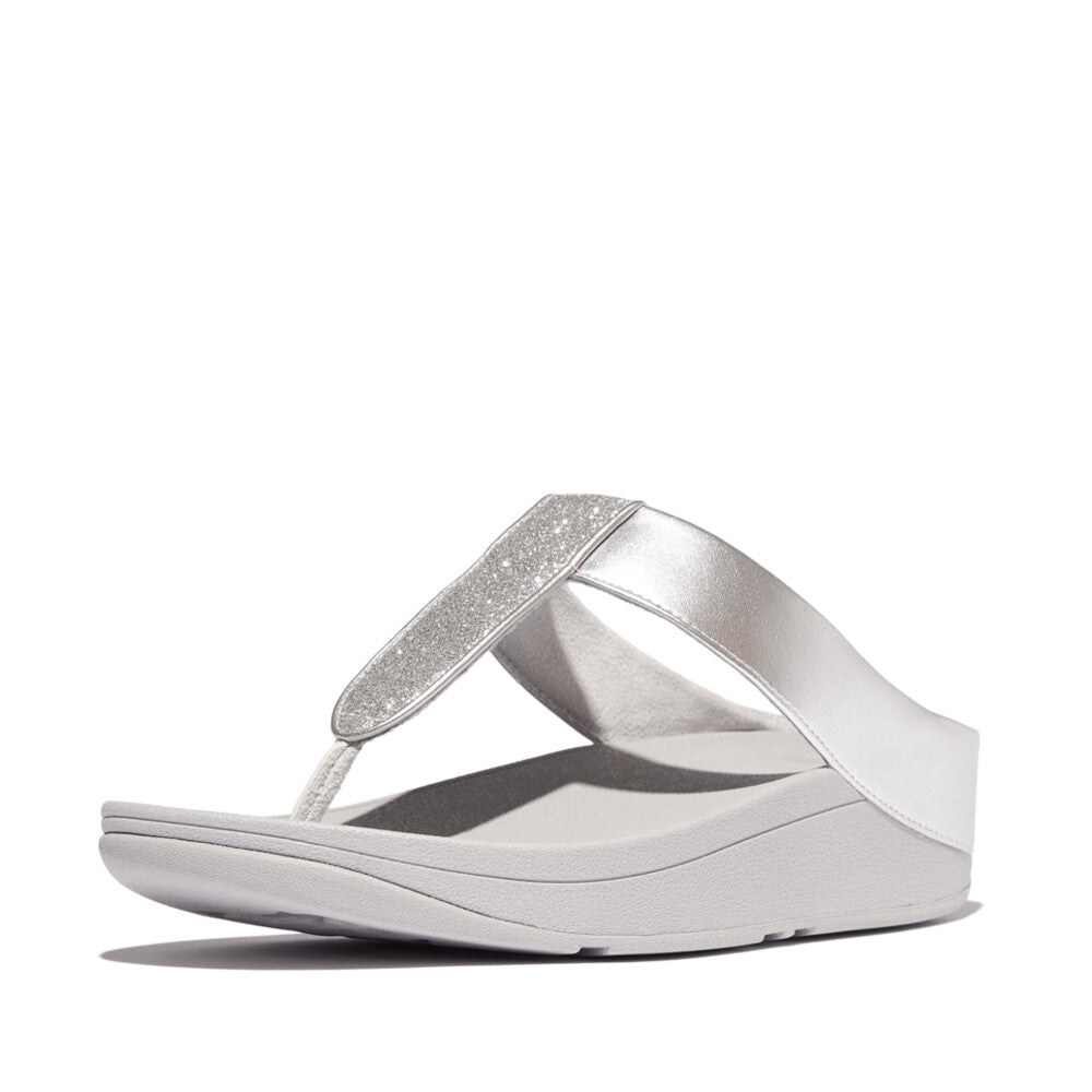 FitFlop FitFlop Fino Glitterdust Metallic Toe Post Sandal