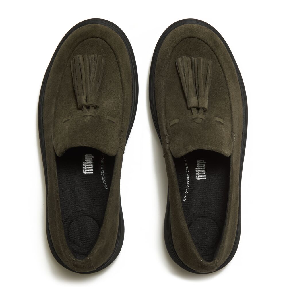IQ-COMFF-LOAFER SUEDE TASSELS