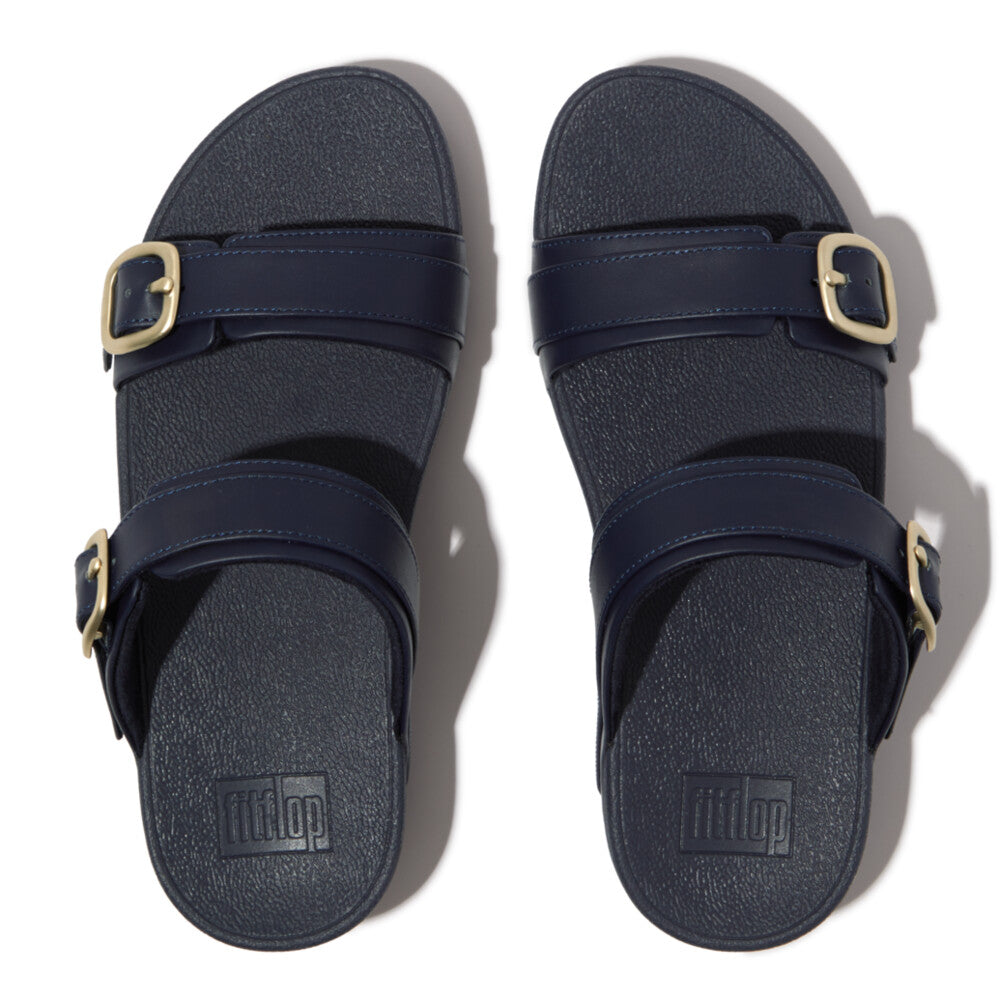 Lulu Adjustable Leather Slide