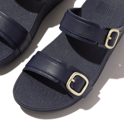 Lulu Adjustable Leather Slide