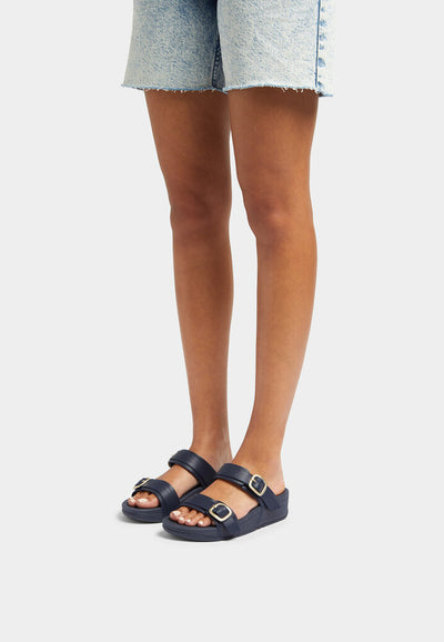Lulu Adjustable Leather Slide