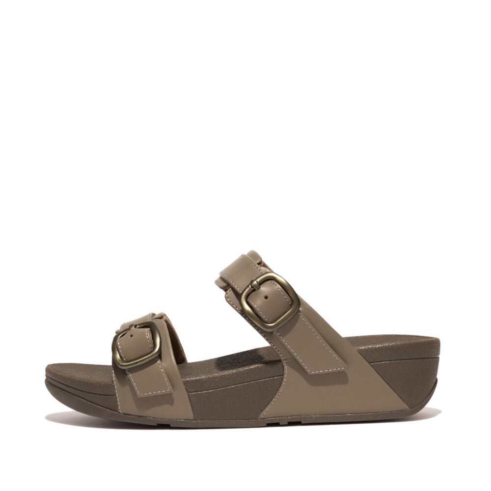 Lulu Adjustable Leather Slide