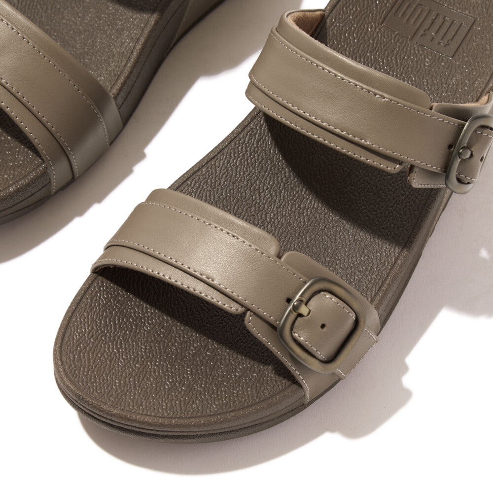 Lulu Adjustable Leather Slide