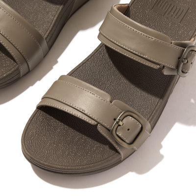 Lulu Adjustable Leather Slide