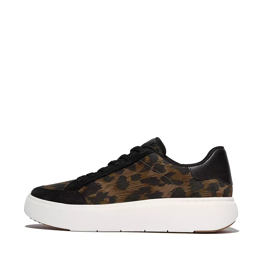 FitFlop FitFlop RTG Leopard Suede Sneakers Sneaker Leopard Print UK 3