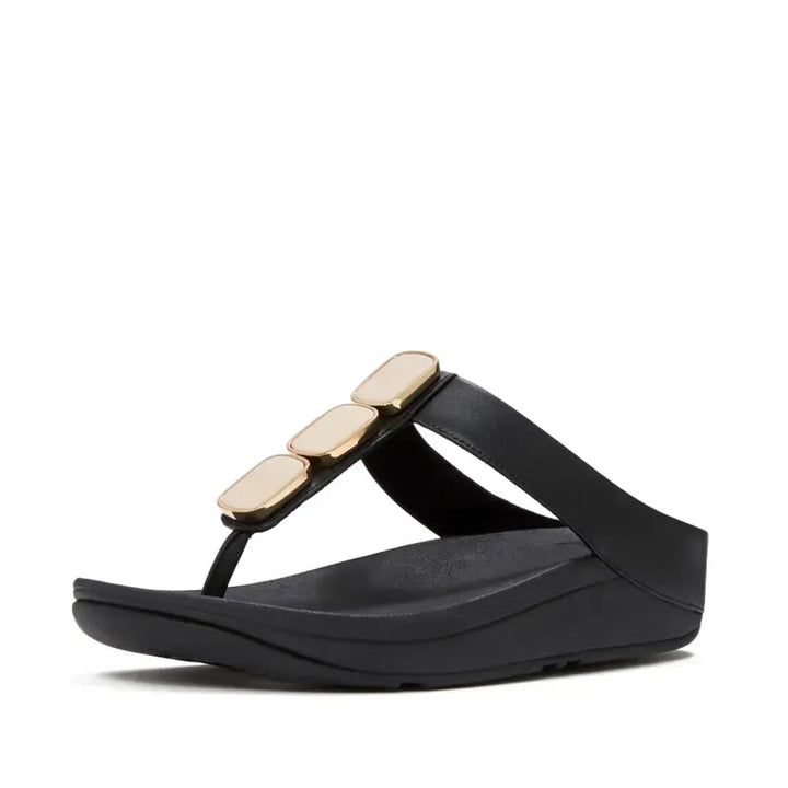 FitFlop FitFlop LULU Glossy Button Toe-Post Sandals Sandal