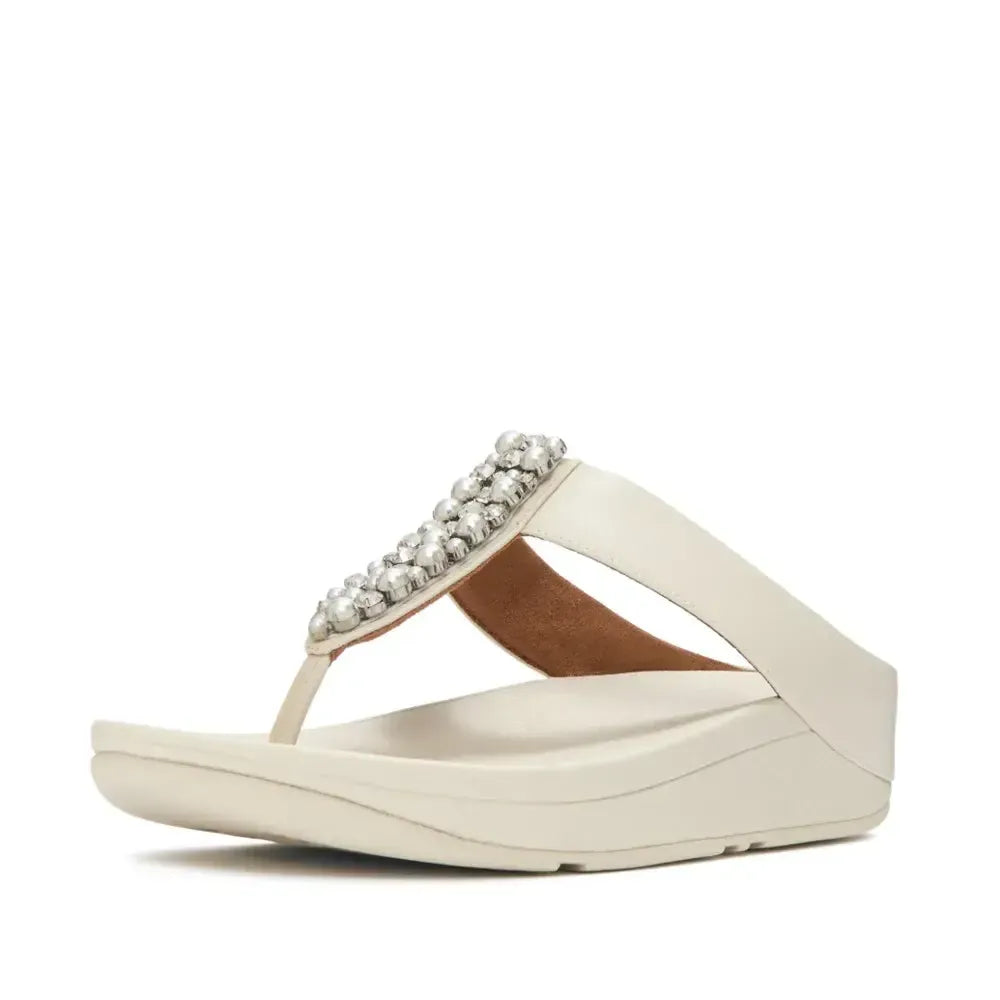 FitFlop FitFlop FINO Pearls-And-Crystal Toe-Post Sandals Sandal