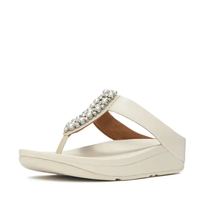 FitFlop FitFlop FINO Pearls-And-Crystal Toe-Post Sandals Sandal