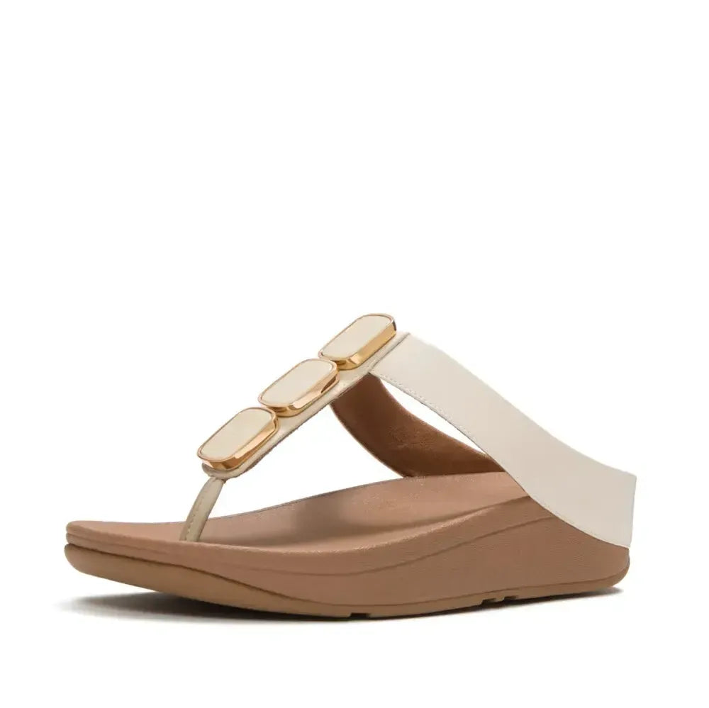 FitFlop FitFlop LULU Glossy Button Toe-Post Sandals Sandal