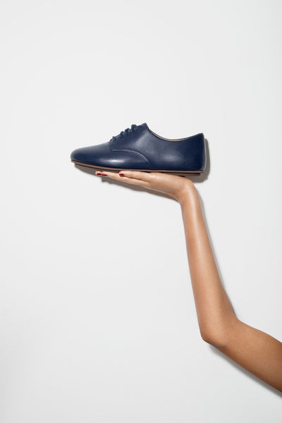 Adeola Leather Lace-Up Derby