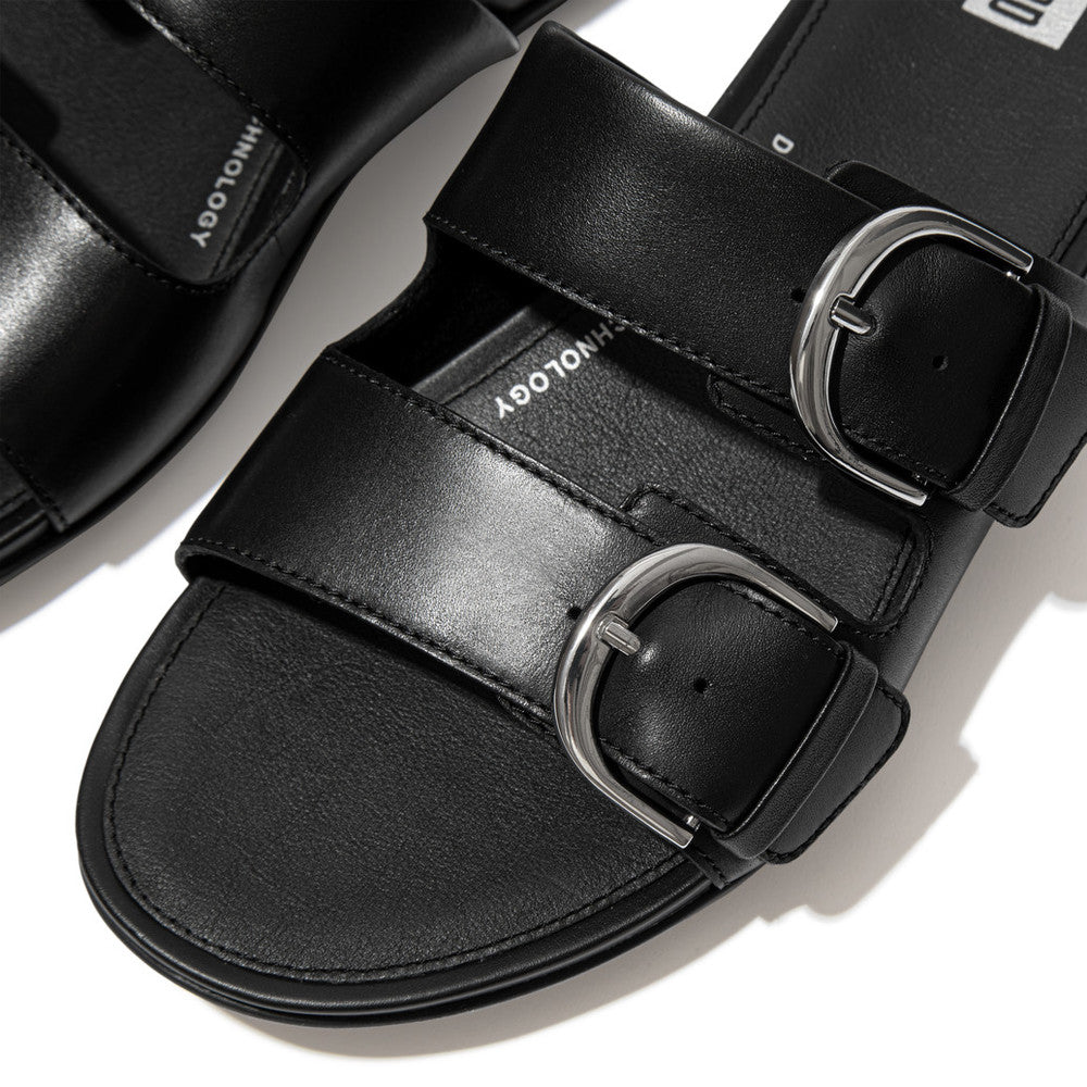 Gracie Two-Bar Buckle Slides