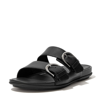Gracie Two-Bar Buckle Slides