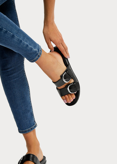 Gracie Two-Bar Buckle Slides