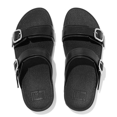 Lulu Adjustable Leather Slide