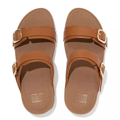 Lulu Adjustable Leather Slide