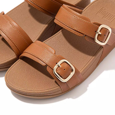 Lulu Adjustable Leather Slide