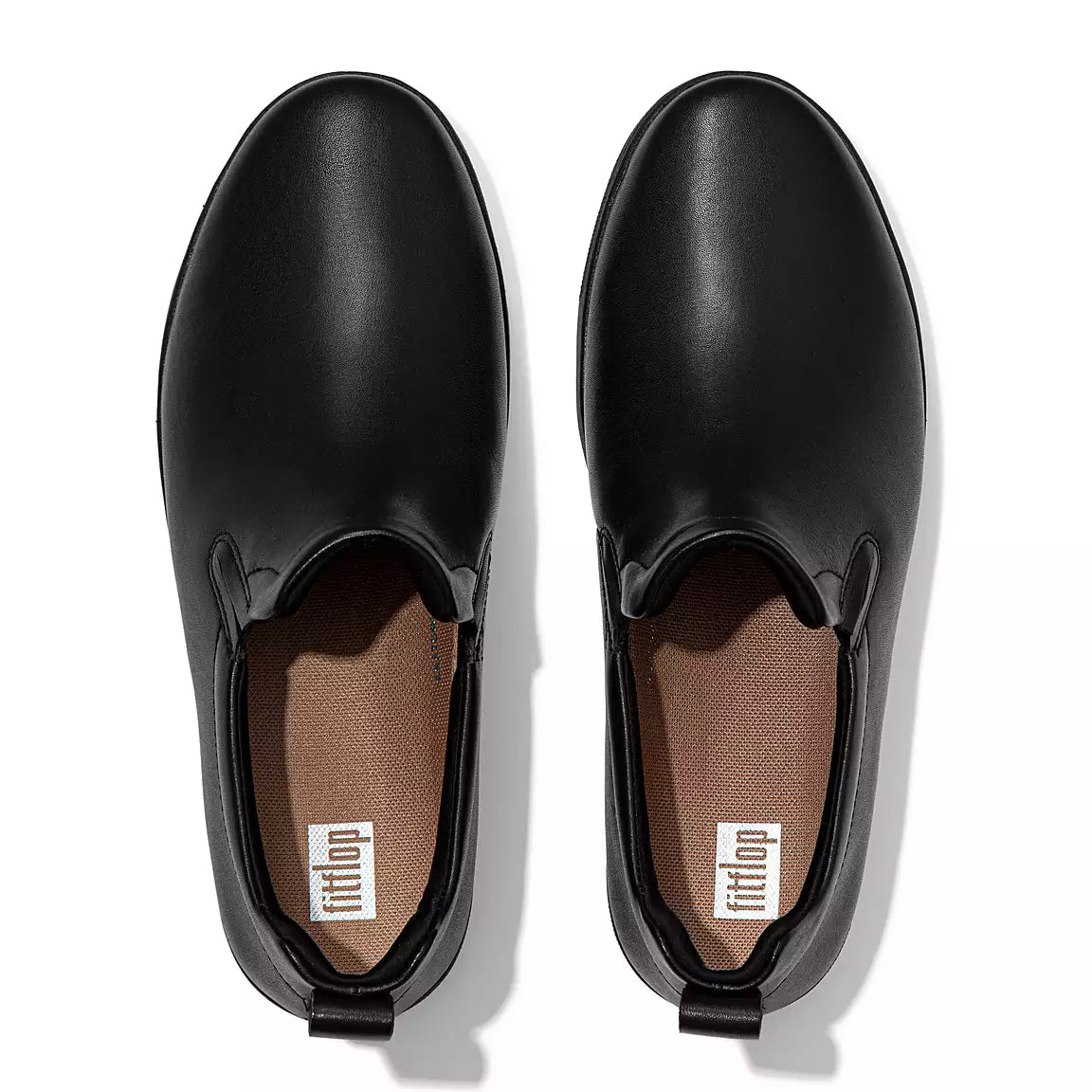 Rally Leather Slip-On Trainers