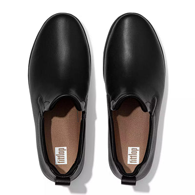 Rally Leather Slip-On Trainers