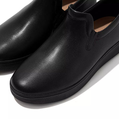 Rally Leather Slip-On Trainers