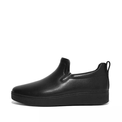 Rally Leather Slip-On Trainers