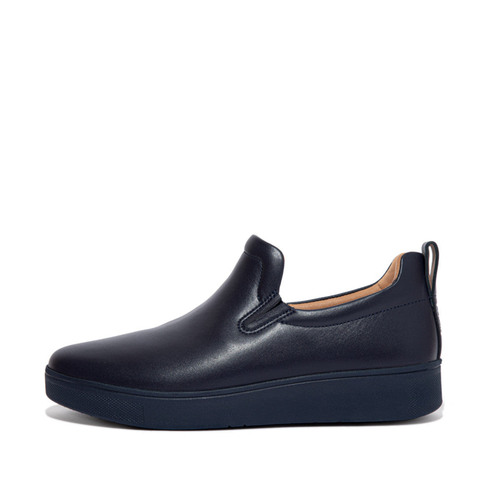 Rally Leather Slip-On Trainers