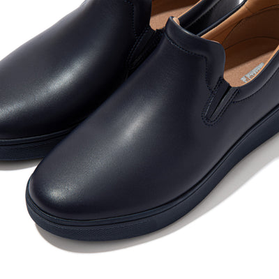 Rally Leather Slip-On Trainers