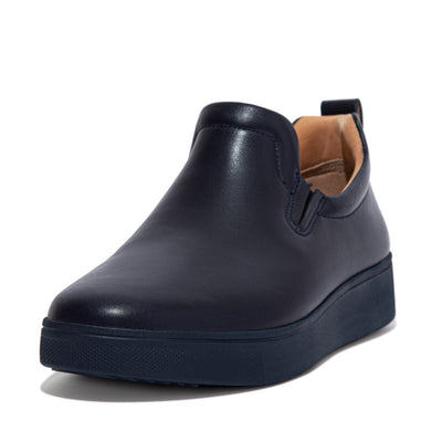 Rally Leather Slip-On Trainers
