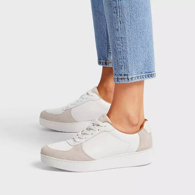 Rally Leather Suede Panel Sneakers
