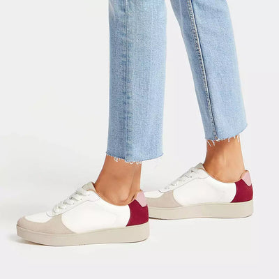 Rally Leather Suede Panel Sneakers