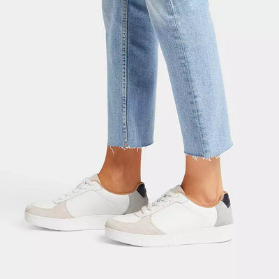 Rally Leather Suede Panel Sneakers