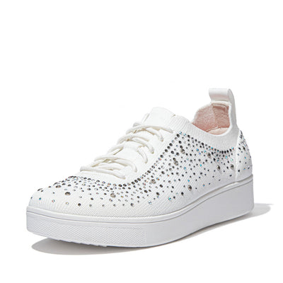 Rally Ombre Crystal Knit Trainers